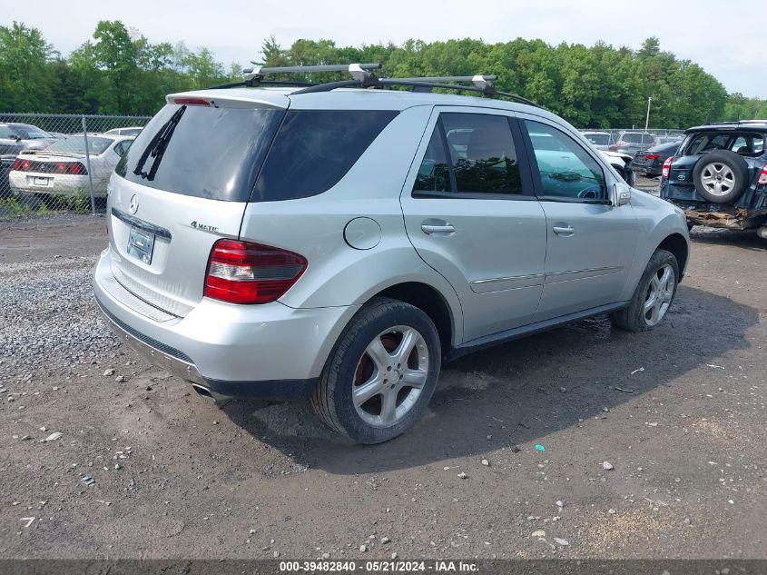 2008 Mercedes-Benz Ml 350 4Matic VIN: 4JGBB86E58A430872 Lot: 39482840