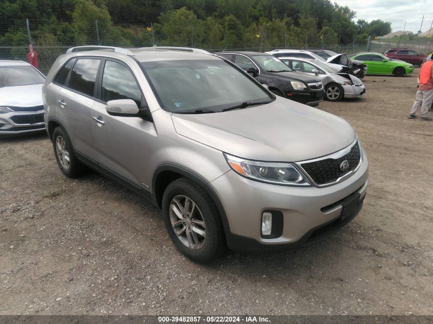 2014 Kia Sorento Lx V6 VIN: 5XYKTDA72EG550269 Lot: 39482857