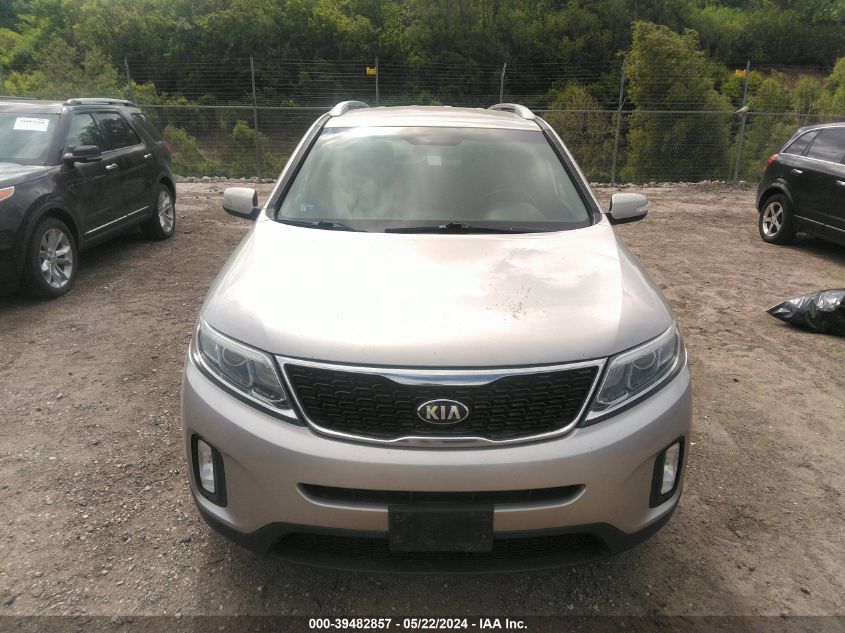 2014 Kia Sorento Lx V6 VIN: 5XYKTDA72EG550269 Lot: 39482857