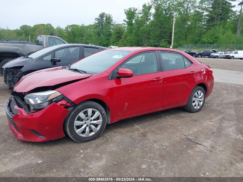 2015 TOYOTA COROLLA LE - 2T1BURHE6FC349468