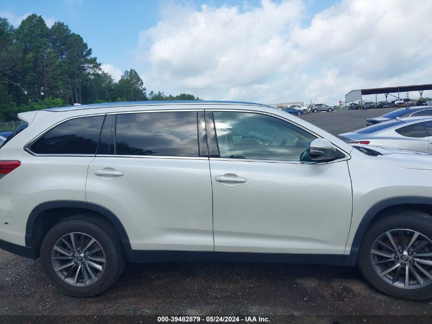 2019 TOYOTA HIGHLANDER XLE - 5TDKZRFH1KS316037