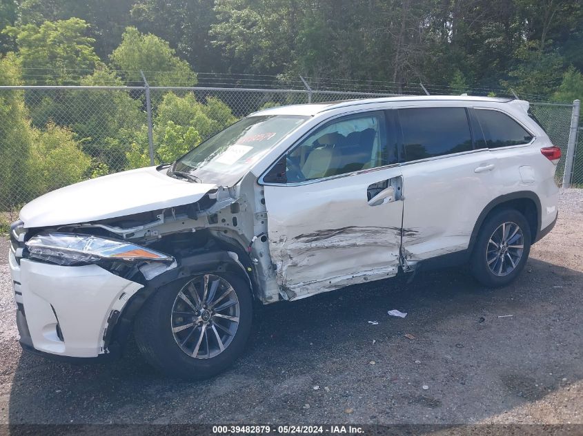 2019 TOYOTA HIGHLANDER XLE - 5TDKZRFH1KS316037