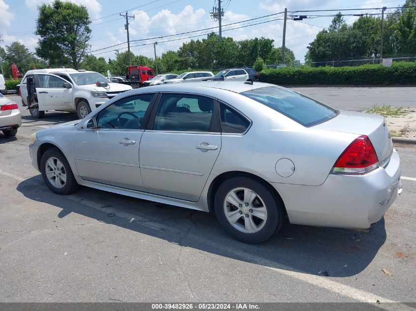 2012 Chevrolet Impala Ls VIN: 2G1WF5E35C1159008 Lot: 39482926