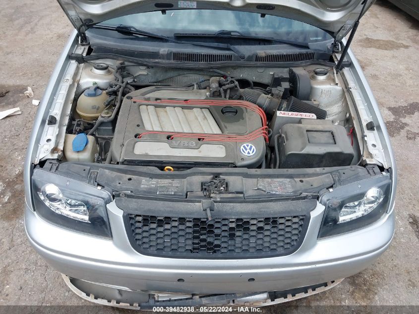 2001 Volkswagen Jetta Glx VIN: 3VWTG69M81M133568 Lot: 39482938