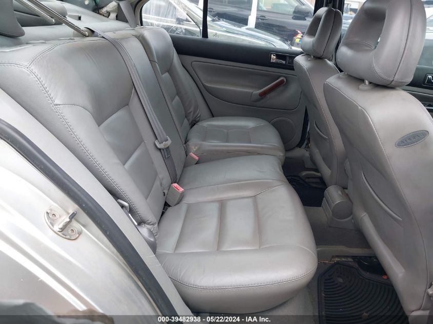 2001 Volkswagen Jetta Glx VIN: 3VWTG69M81M133568 Lot: 39482938