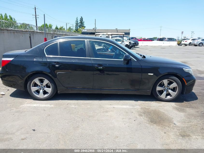 2008 BMW 528I VIN: WBANU53558CT18153 Lot: 39482955