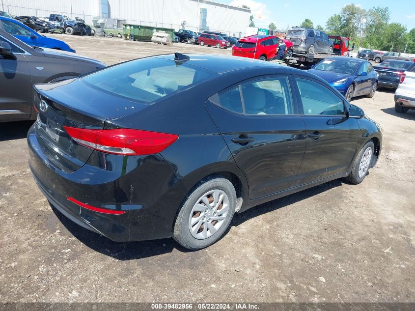 2017 Hyundai Elantra Se VIN: 5NPD74LF4HH127496 Lot: 39482956