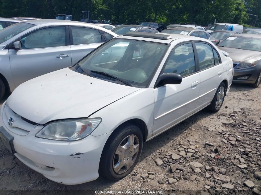 2HGES16584H541860 | 2004 HONDA CIVIC