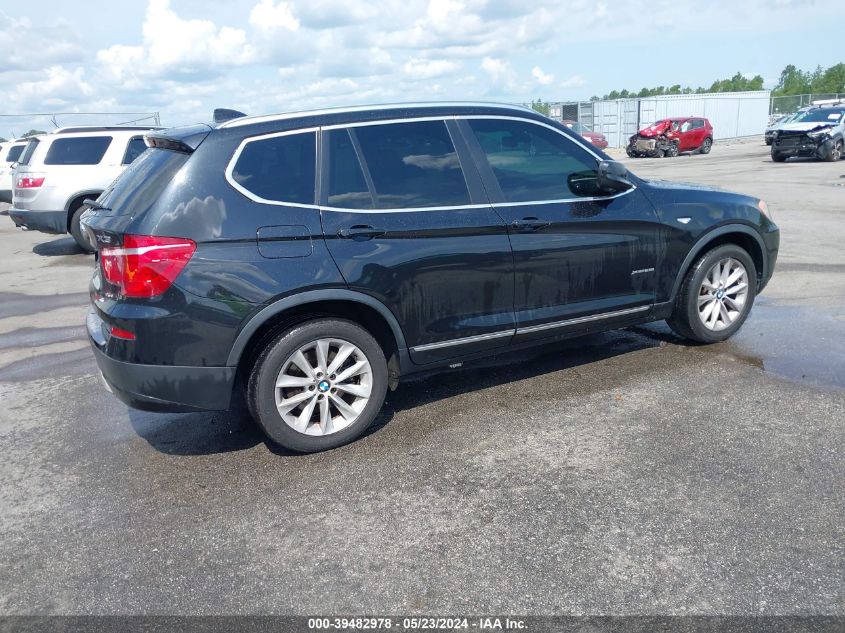 2012 BMW X3 xDrive28I VIN: 5UXWX5C59CL718528 Lot: 39482978