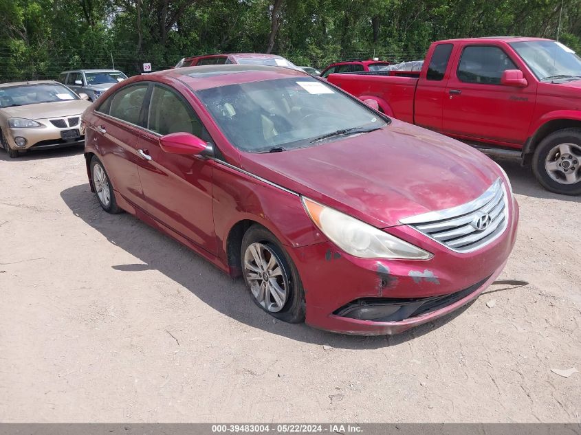 2014 Hyundai Sonata Limited VIN: 5NPEC4AC7EH868455 Lot: 39483004