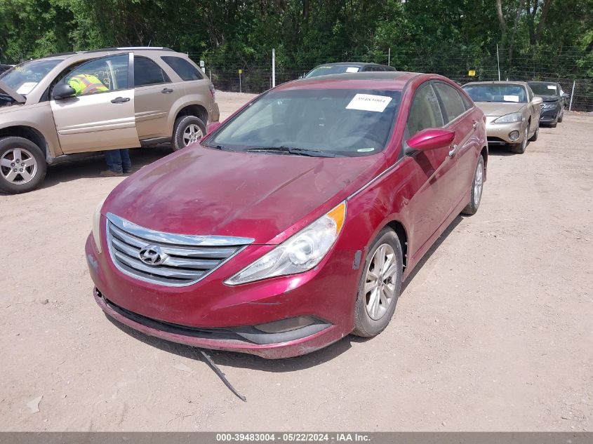 2014 Hyundai Sonata Limited VIN: 5NPEC4AC7EH868455 Lot: 39483004