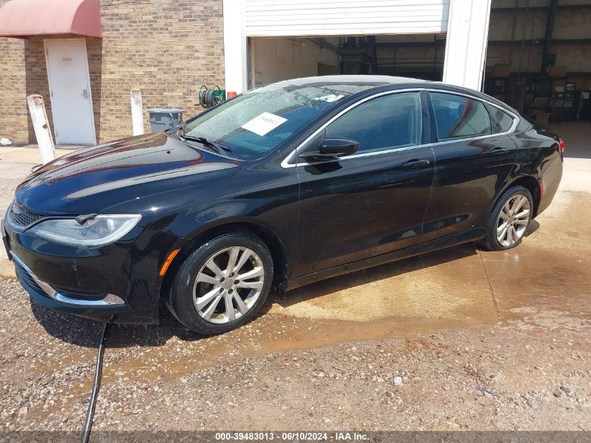 2015 Chrysler 200 Limited VIN: 1C3CCCAB6FN612158 Lot: 39483013