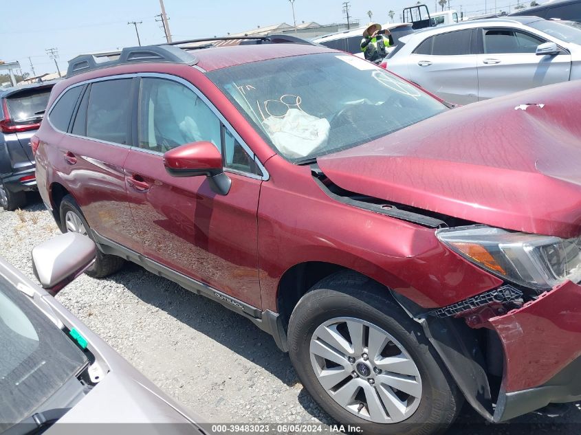 2018 Subaru Outback 2.5I Premium VIN: 4S4BSACC1J3362526 Lot: 39483023