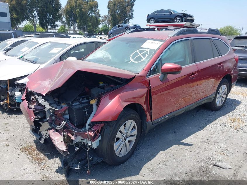 2018 Subaru Outback 2.5I Premium VIN: 4S4BSACC1J3362526 Lot: 39483023