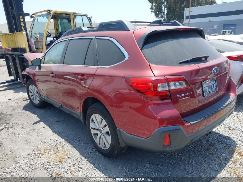 2018 Subaru Outback 2.5I Premium VIN: 4S4BSACC1J3362526 Lot: 39483023