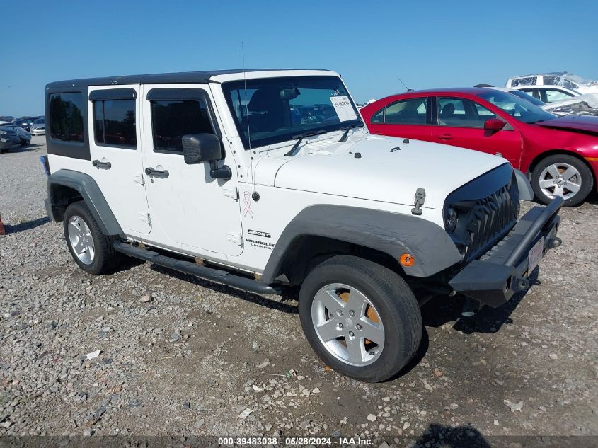 2014 Jeep Wrangler Unlimited Sport Rhd VIN: 1C4BJWKG3EL128452 Lot: 39483038