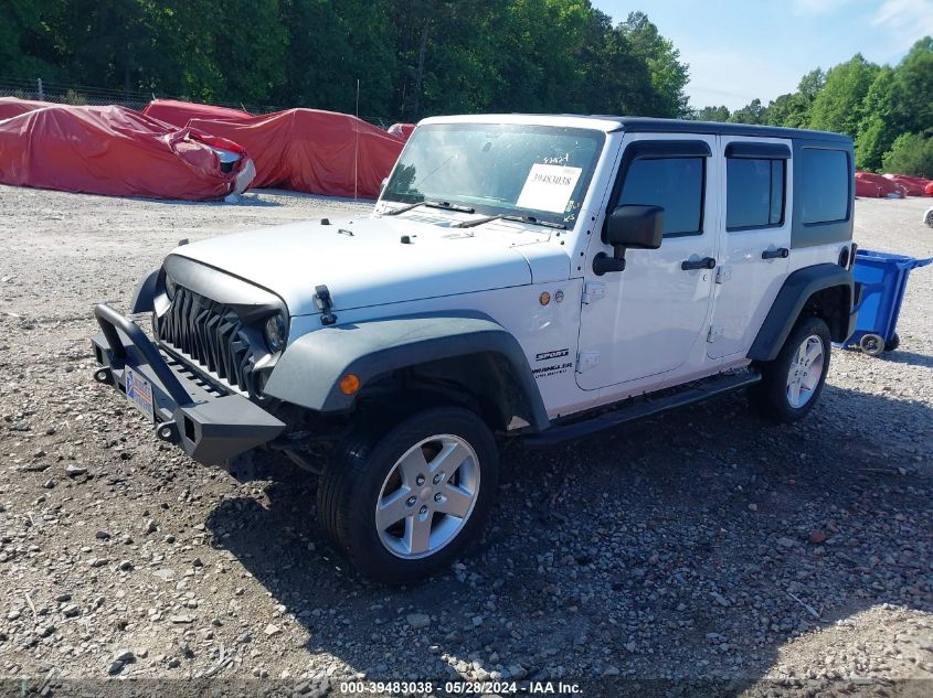 2014 Jeep Wrangler Unlimited Sport Rhd VIN: 1C4BJWKG3EL128452 Lot: 39483038