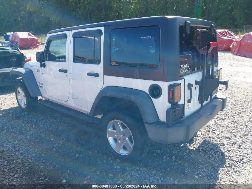 2014 Jeep Wrangler Unlimited Sport Rhd VIN: 1C4BJWKG3EL128452 Lot: 39483038