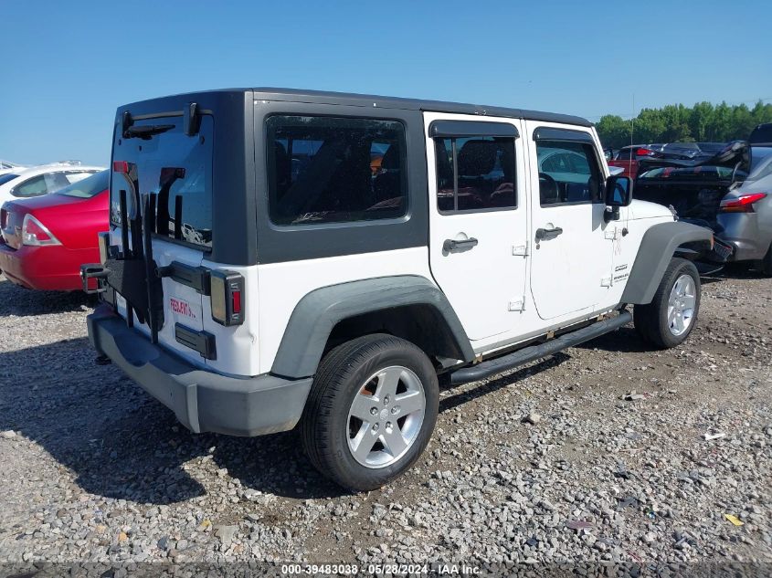 2014 Jeep Wrangler Unlimited Sport Rhd VIN: 1C4BJWKG3EL128452 Lot: 39483038