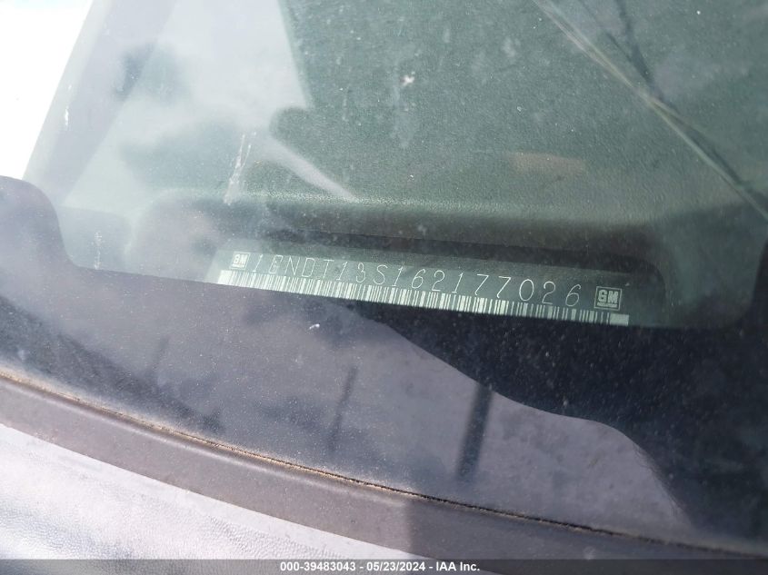 2006 Chevrolet Trailblazer Lt VIN: 1GNDT13S162177026 Lot: 39483043