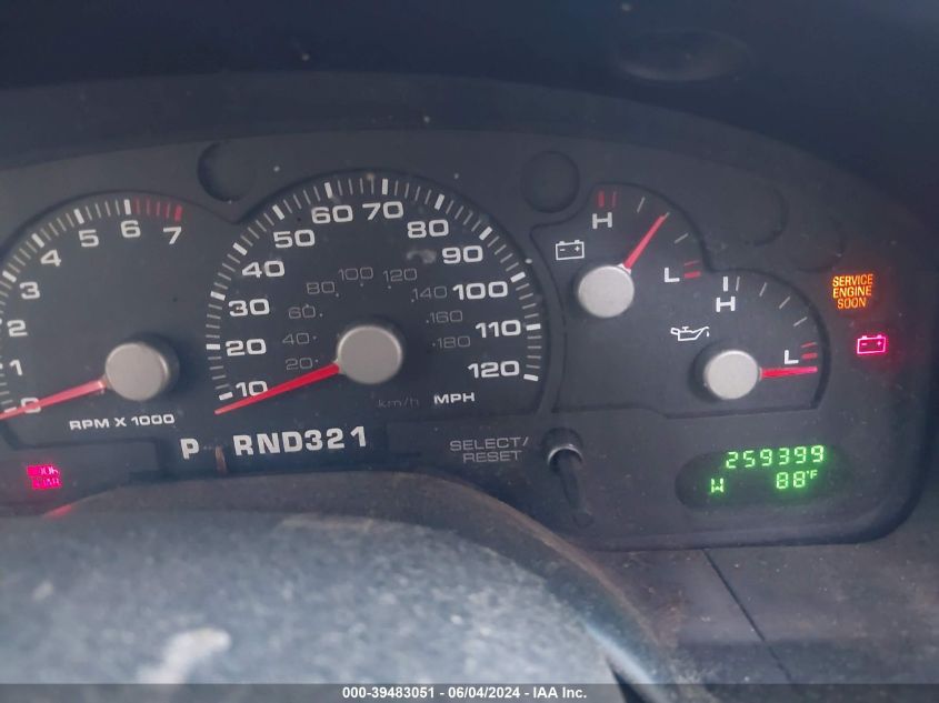 2004 Ford Explorer Nbx/Xlt VIN: 1FMZU73K44UB40287 Lot: 39483051