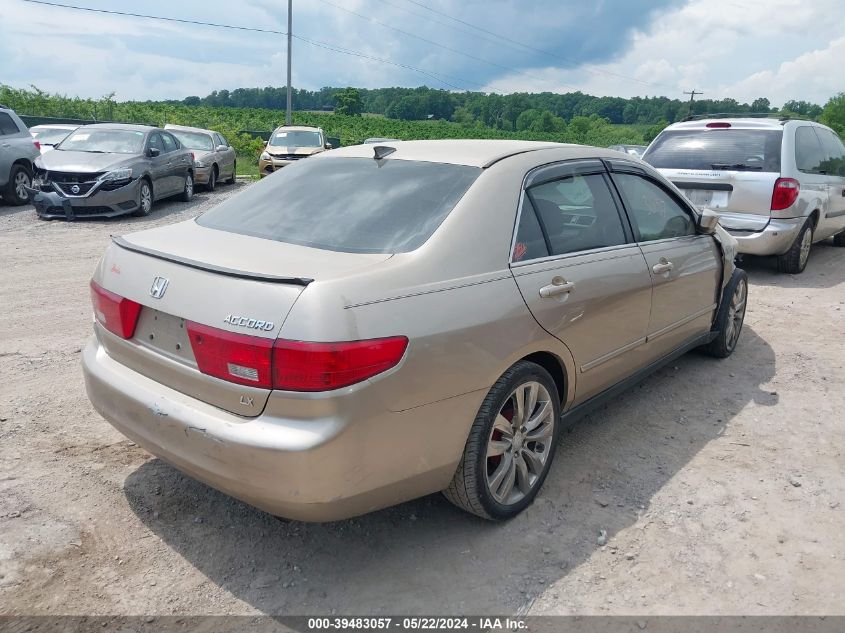 2005 Honda Accord 2.4 Lx VIN: 1HGCM56475A124939 Lot: 39483057