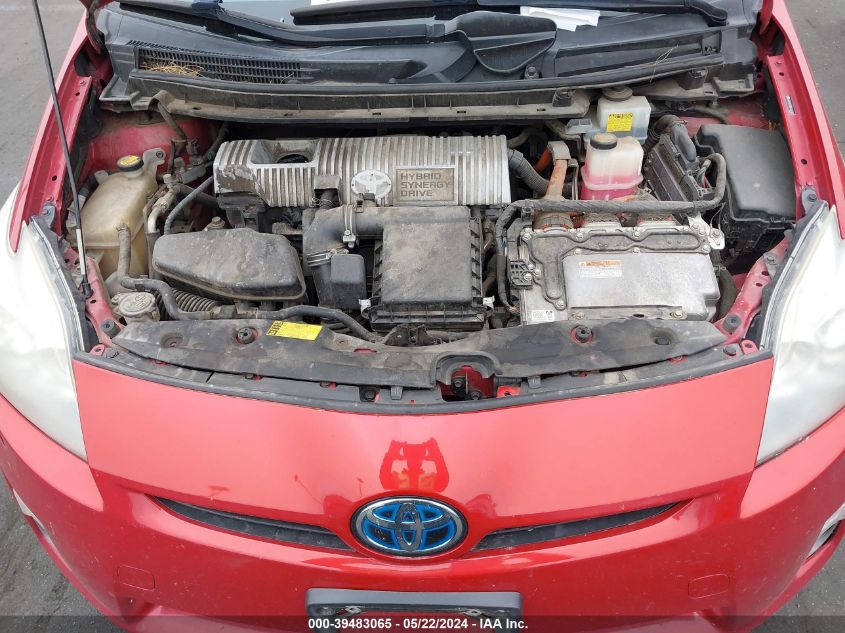 2011 Toyota Prius Five VIN: JTDKN3DU3B5322162 Lot: 39483065