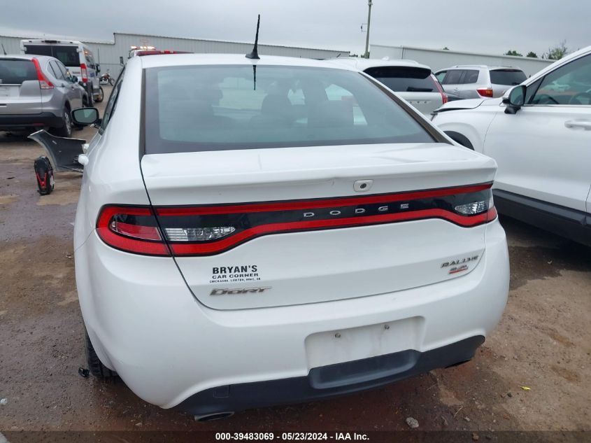 2014 Dodge Dart Sxt VIN: 1C3CDFBB4ED871121 Lot: 39483069