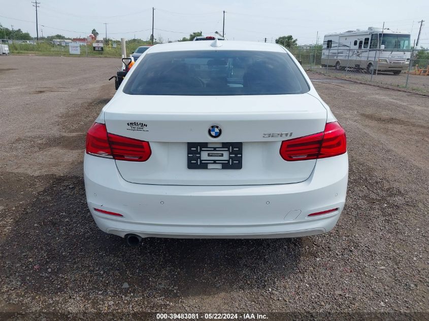 2017 BMW 320I VIN: WBA8A9C5XHK619598 Lot: 39483081