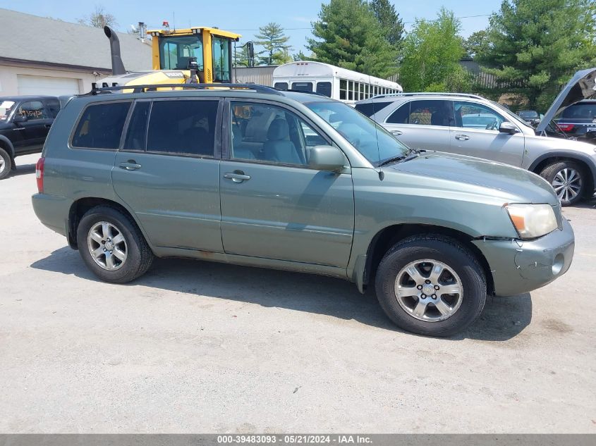 2005 Toyota Highlander V6 VIN: JTEDP21A150044463 Lot: 39483093