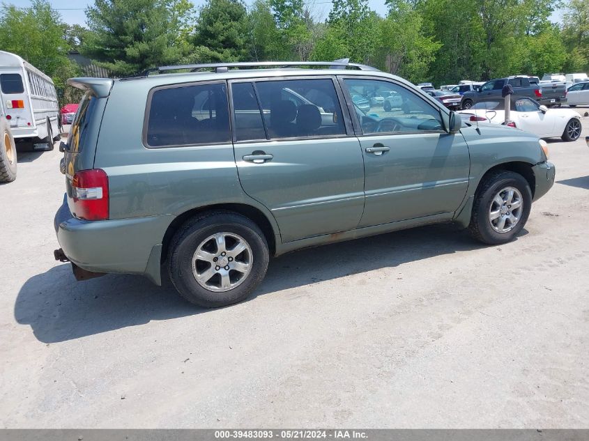 2005 Toyota Highlander V6 VIN: JTEDP21A150044463 Lot: 39483093