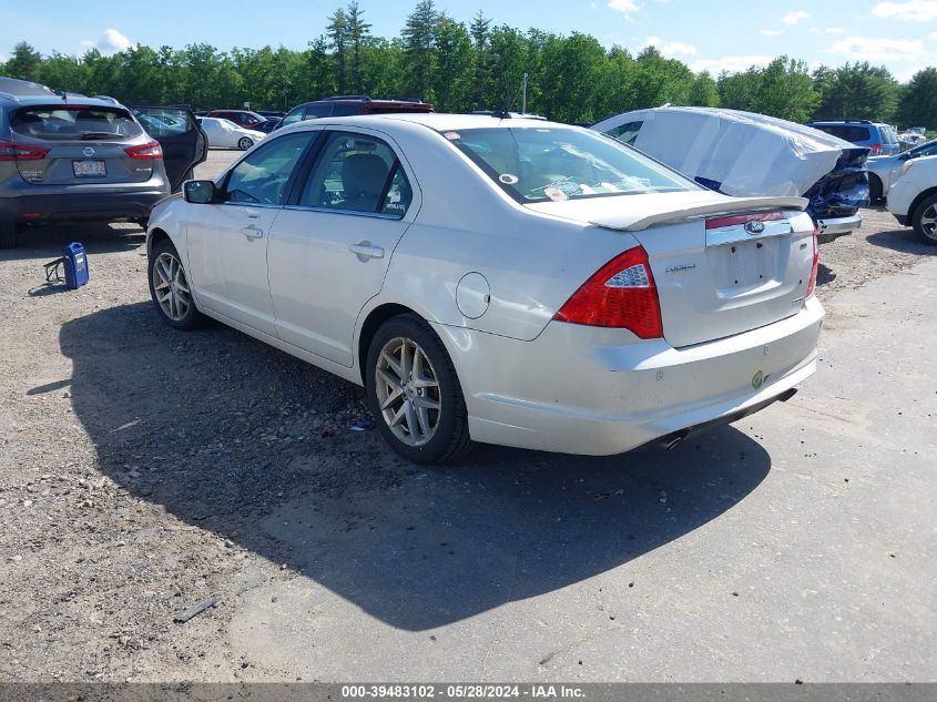 2012 Ford Fusion Sel VIN: 3FAHP0JG0CR352791 Lot: 39483102