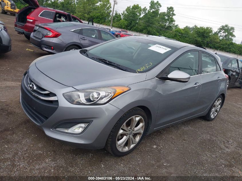 2014 Hyundai Elantra Gt Base W/Blue VIN: KMHD35LH4EU169098 Lot: 39483106