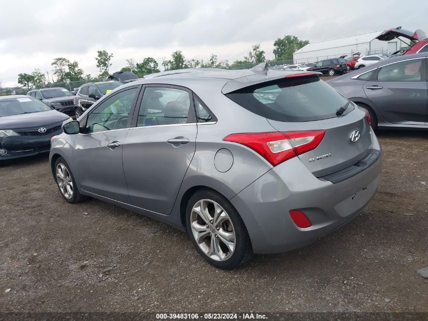 2014 Hyundai Elantra Gt Base W/Blue VIN: KMHD35LH4EU169098 Lot: 39483106