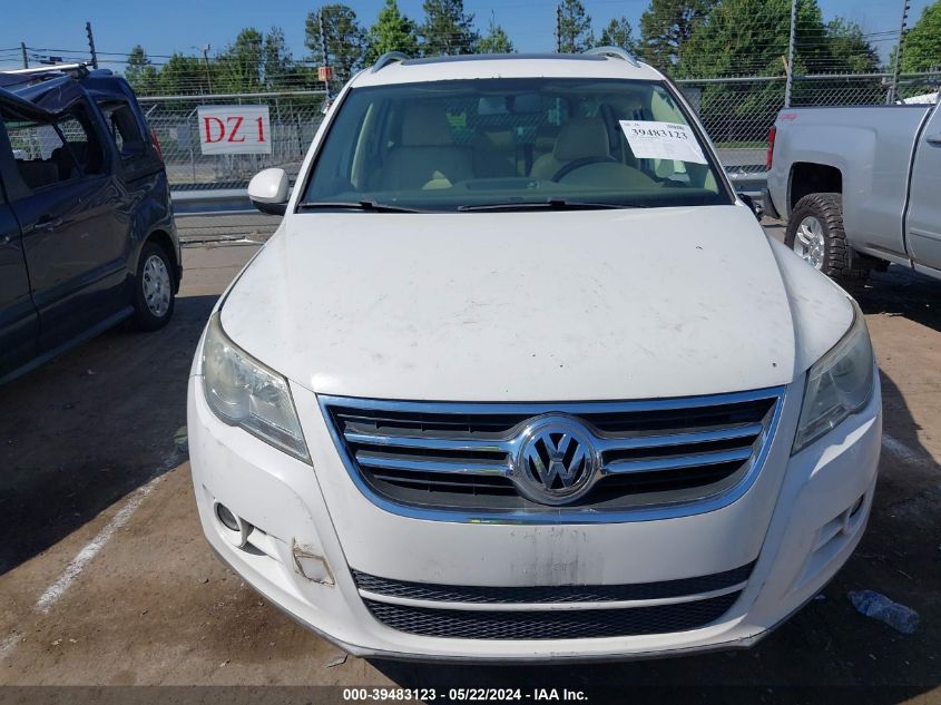 2010 Volkswagen Tiguan Wolfsburg Edition VIN: WVGAV7AX7AW520801 Lot: 39483123