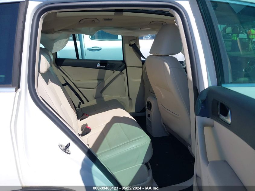 2010 Volkswagen Tiguan Wolfsburg Edition VIN: WVGAV7AX7AW520801 Lot: 39483123