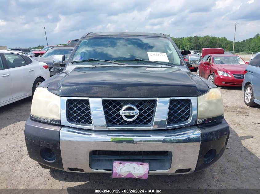 2005 Nissan Titan Se VIN: 1N6BA07A15N529341 Lot: 39483129