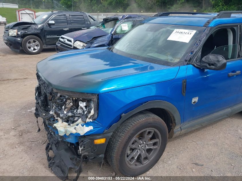 2022 Ford Bronco Sport Big Bend VIN: 3FMCR9B66NRD21407 Lot: 39483153