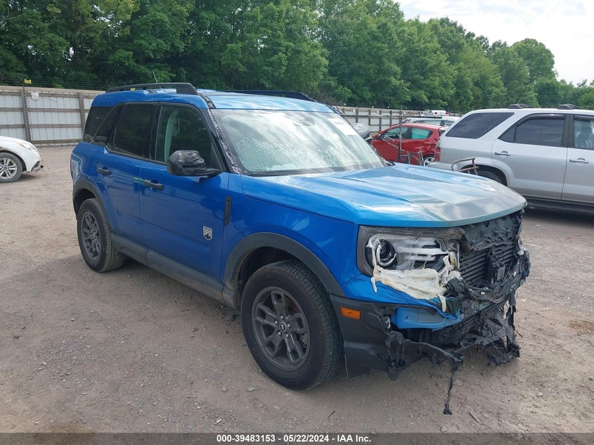 2022 Ford Bronco Sport Big Bend VIN: 3FMCR9B66NRD21407 Lot: 39483153