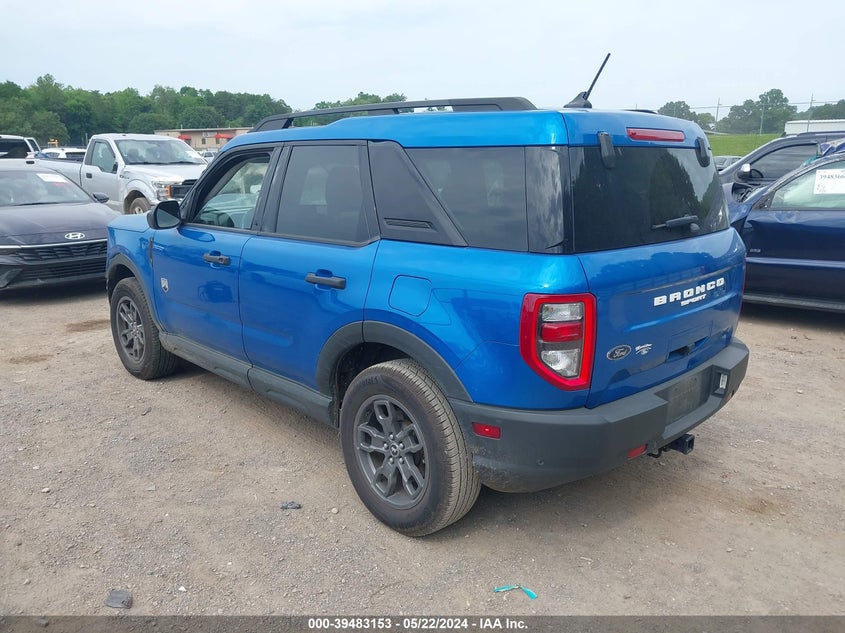 2022 Ford Bronco Sport Big Bend VIN: 3FMCR9B66NRD21407 Lot: 39483153
