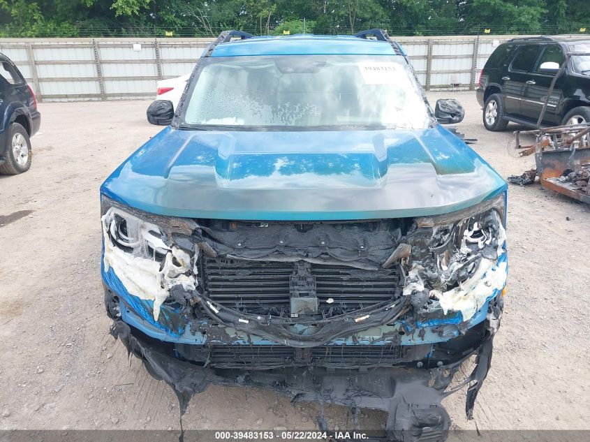 2022 Ford Bronco Sport Big Bend VIN: 3FMCR9B66NRD21407 Lot: 39483153