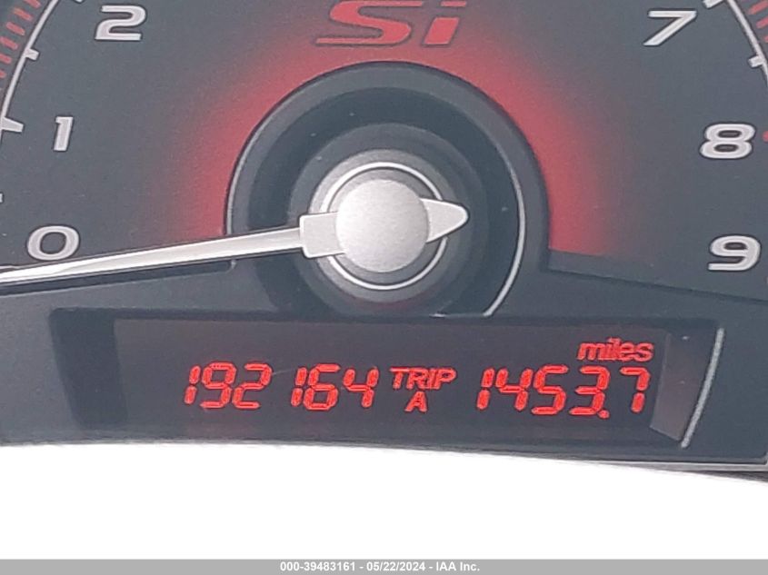 2008 Honda Civic Si/Si Mugen VIN: 2HGFA55588H702049 Lot: 39483161