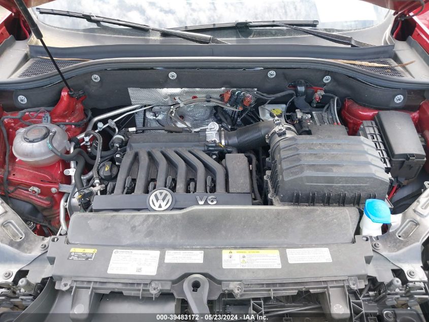 2022 Volkswagen Atlas 3.6L V6 Se W/Technology VIN: 1V2KR2CA6NC537264 Lot: 39483172