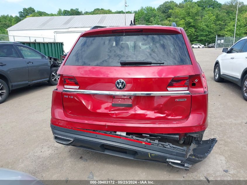 2022 Volkswagen Atlas 3.6L V6 Se W/Technology VIN: 1V2KR2CA6NC537264 Lot: 39483172