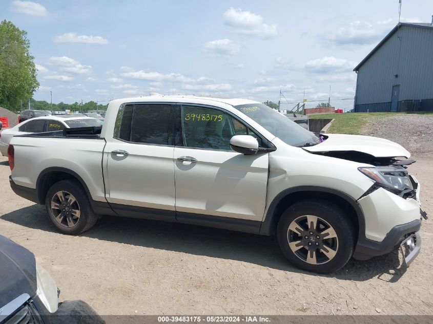 2019 HONDA RIDGELINE RTL - 5FPYK3F7XKB033702
