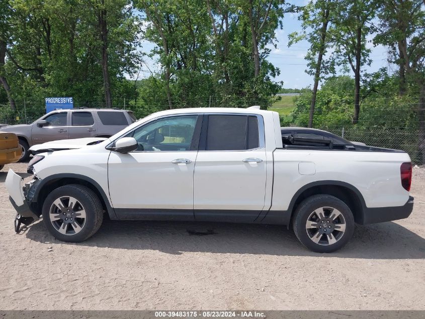 2019 HONDA RIDGELINE RTL - 5FPYK3F7XKB033702