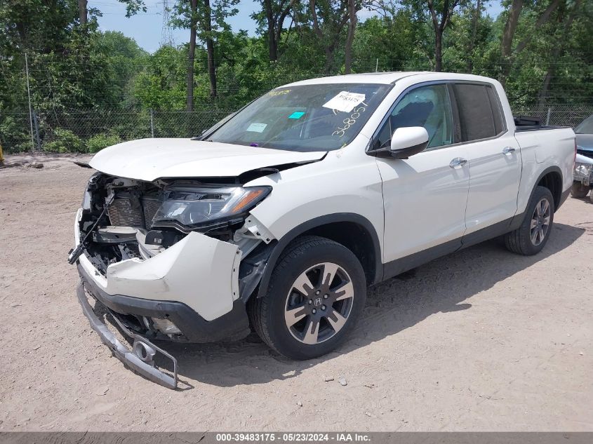 2019 HONDA RIDGELINE RTL - 5FPYK3F7XKB033702