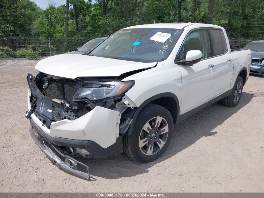 2019 HONDA RIDGELINE RTL - 5FPYK3F7XKB033702