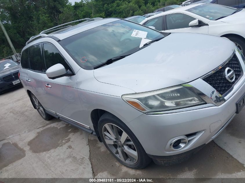 2013 Nissan Pathfinder Platinum VIN: 5N1AR2MN5DC612187 Lot: 39483181