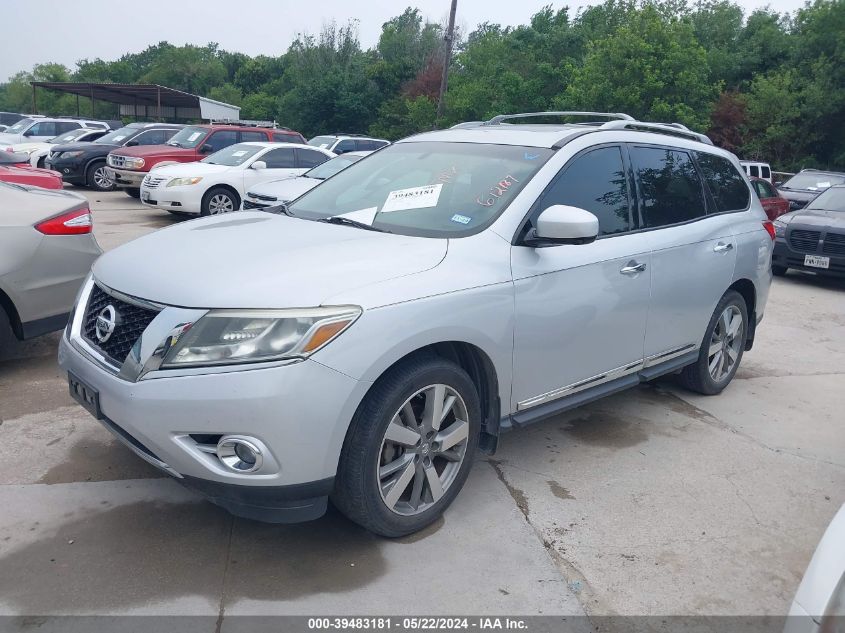 2013 Nissan Pathfinder Platinum VIN: 5N1AR2MN5DC612187 Lot: 39483181